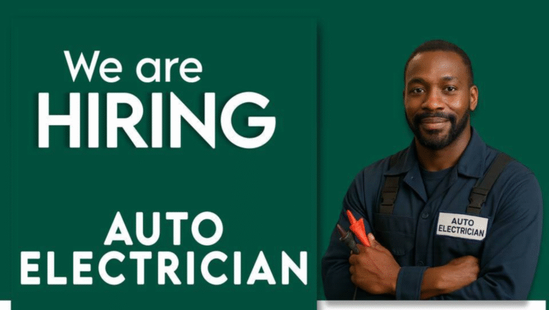 Auto Electrician Position Available – Westlands